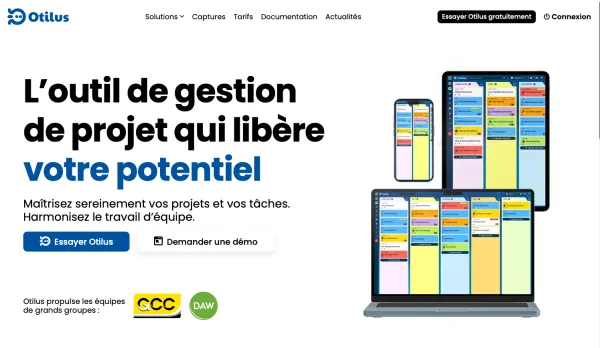 Application et site web Otilus
