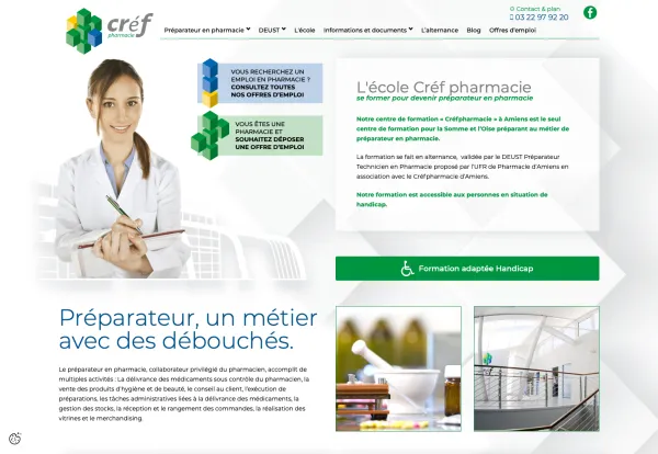 Site Internet Cref Pharmacie