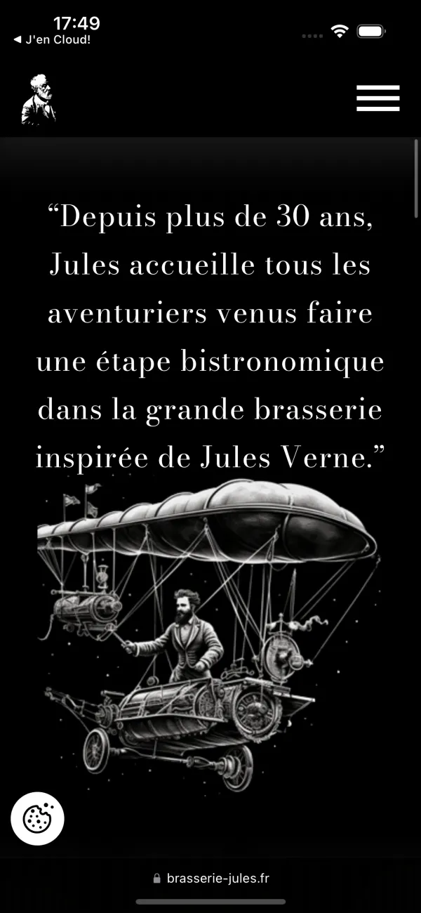 Site Internet Brasserie Jules