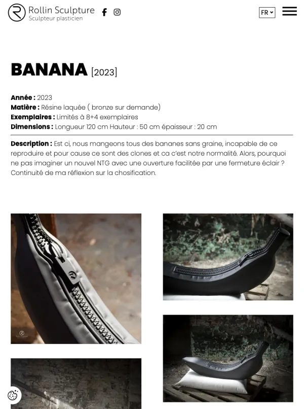 Site Internet Rollin Sculpture