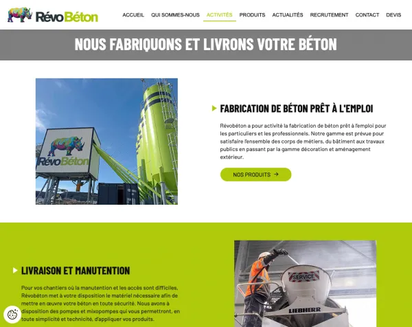 Site Internet RévoBéton