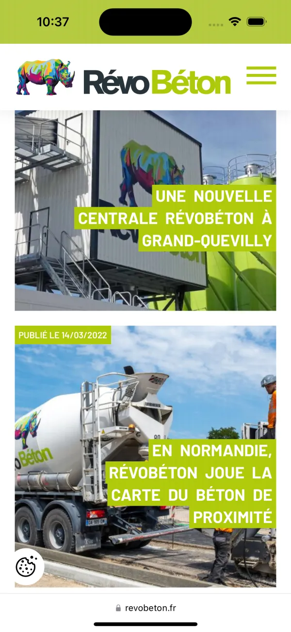 Site Internet RévoBéton