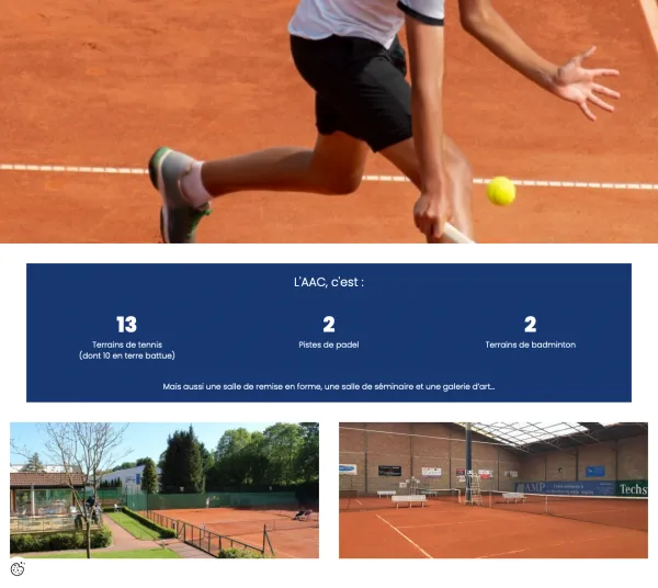 Site Internet AAC Tennis