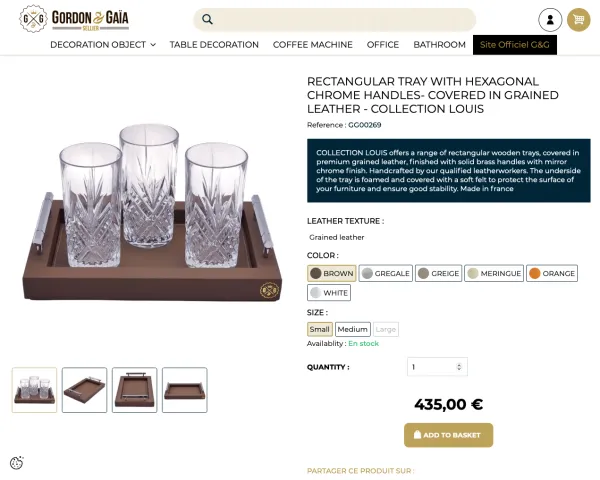 E-commerce Gordon & Gaïa