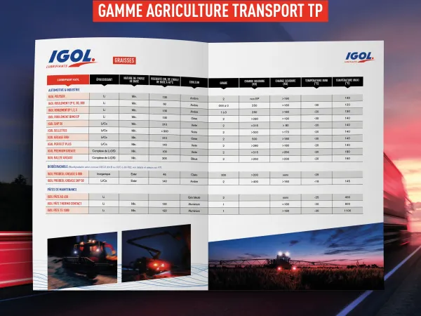 Brochures des gammes d'Igol