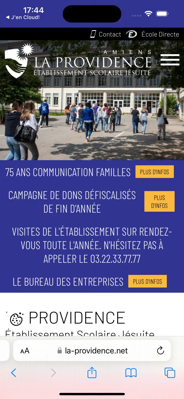 Site Internet La Providence