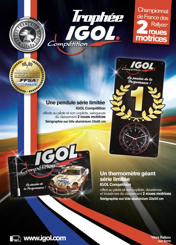 Affiche trophée Igol Compétition
