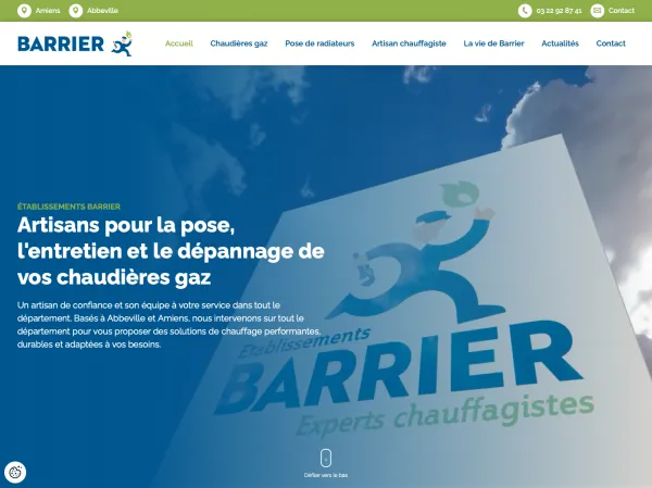 Site Internet des Établissements Barrier
