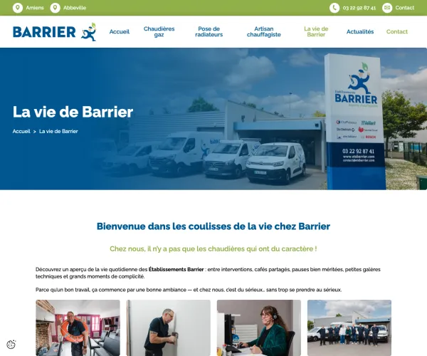 Site Internet des Établissements Barrier