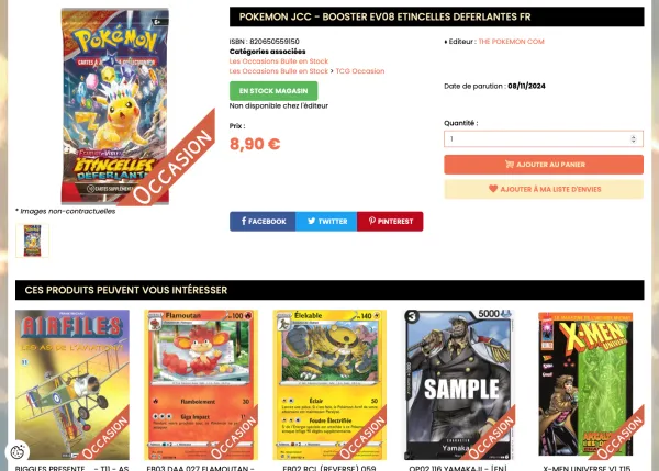 Site E-commerce Bulle en Stock