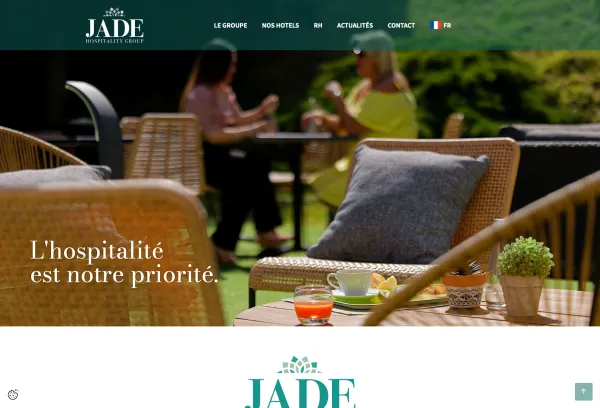 Site Internet Jade Hospitality Group