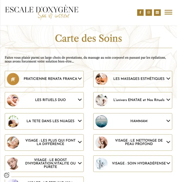 Site Internet SPA Escale d’Oxygène