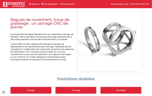 Site Internet Somepic Technologie