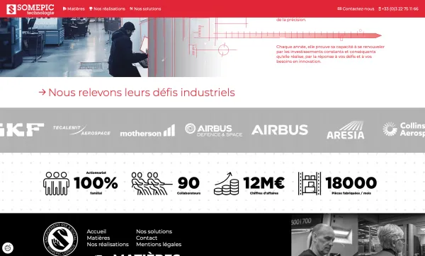 Site Internet Somepic Technologie