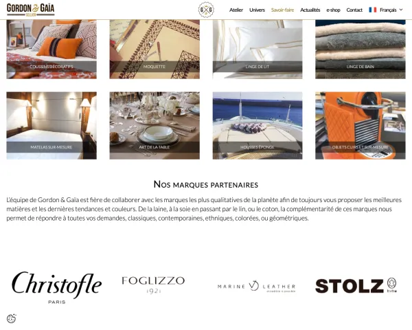 Site Internet Gordon & Gaïa