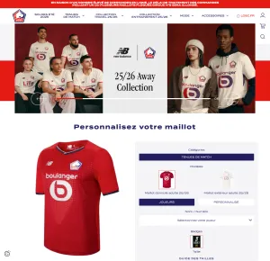 Boutique E-commerce du LOSC