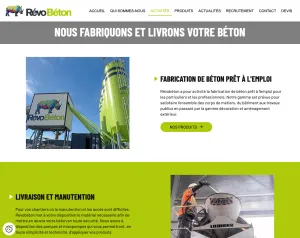 Site Internet RévoBéton