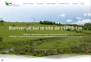 Site Internet de l'EPTB / Sage Lys (Sysmagel)