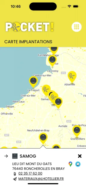 Application Mobile Pocket! (Groupe Lhotellier)