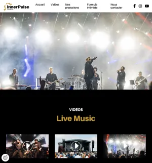 Site Internet Inner Pulse Music